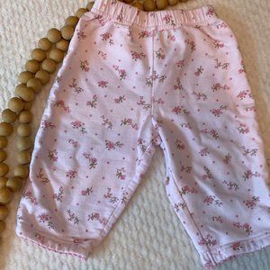 Classic Pooh- Vintage Winnie The Pooh Floral Pants (6M)